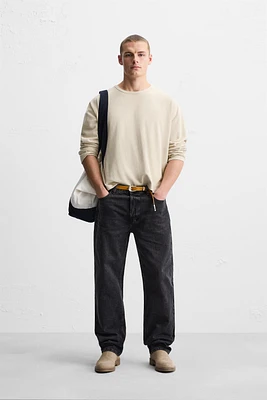 RIBBED SOFT SWEATSHIRT