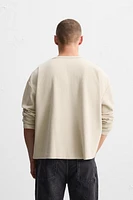 RIBBED SOFT SWEATSHIRT