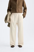 IRREGULAR JACQUARD PANTS