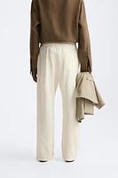 IRREGULAR JACQUARD PANTS