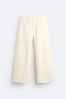 IRREGULAR JACQUARD PANTS