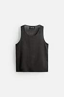 TEXTURED TANK TOP