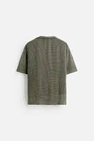 TEXTURED MESH T-SHIRT