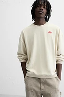 STRIPED SWEATSHIRT WITH EMBROIDERY