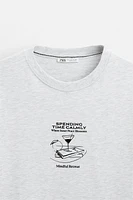 COMBINATION TEXT T-SHIRT