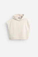 WASHED HOODED SWEATSHIRT