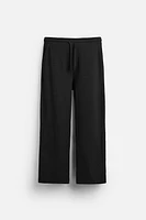 RELAXED FIT JACQUARD PANTS