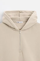 ZIP HOODIE SWEATSHIRT