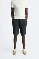 WASHED KNIT SHORTS