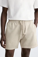 WASHED JOGGER SHORTS