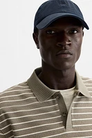 TEXTURED STRIPED POLO