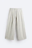 WIDE FIT STRIPED PANTS LIMITED EDITION