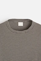 STRIPED JACQUARD T-SHIRT