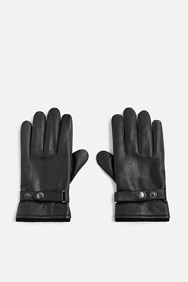 ADJUSTABLE LEATHER GLOVES