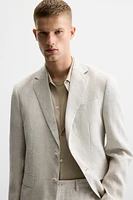 SUIT JACKET 100% LINEN