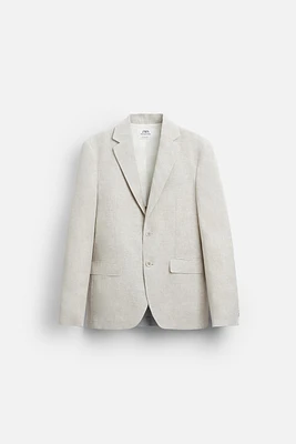 SUIT JACKET 100% LINEN