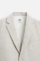 SUIT JACKET 100% LINEN