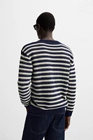 STRIPED JACQUARD SWEATER