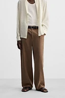 FLOWY STRAIGHT FIT PANTS