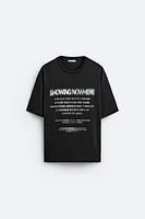 TEXT PRINT T-SHIRT