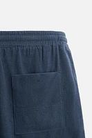 VISCOSE - LINEN SHORTS