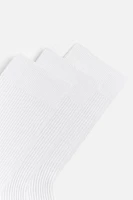 3-PACK OF RIBBED SOCKS