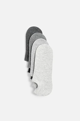 4 PACK OF NO-SHOW SOCKS