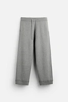 KNIT JOGGERS WITH IRREGULAR SEAMS