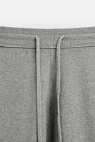 KNIT JOGGERS WITH IRREGULAR SEAMS