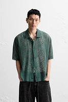 KNIT JACQUARD SHIRT