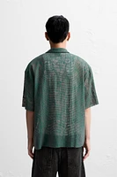 KNIT JACQUARD SHIRT