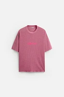 KNIT PATCH T-SHIRT