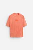 WASHED KNIT T-SHIRT