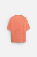 WASHED KNIT T-SHIRT