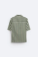 LINEN - VISCOSE STRIPED SHIRT