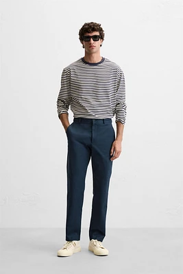 STRAIGHT FIT CHINO PANTS