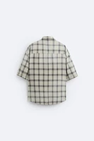 WASHED PLAID SHIRT