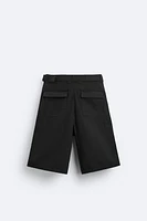 BELTED CARPENTER POCKET SHORTS