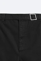 BELTED CARPENTER POCKET SHORTS