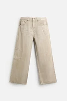 WIDE FIT POCKETS PANTS