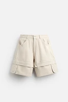 REMOVABLE CARGO SHORTS