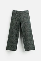 RELAXED FIT ANIMAL PRINT PANTS