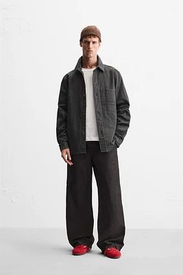 RELAXED FIT WASHED PANTS