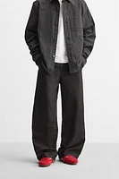 RELAXED FIT WASHED PANTS