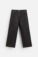 RELAXED FIT WASHED PANTS