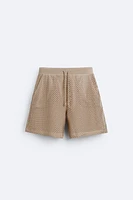 OPEN STRUCTURED SHORTS