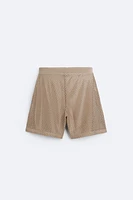 OPEN STRUCTURED SHORTS