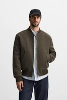 COMBINATION BOMBER JACKET