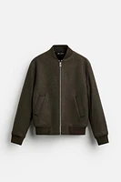 COMBINATION BOMBER JACKET