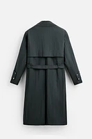 RELAXED FIT TECHNICAL TRENCH COAT